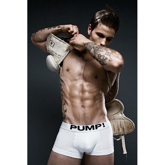 Boxer Pump Hombre Blanco - Haga un click en la imagen para cerrar